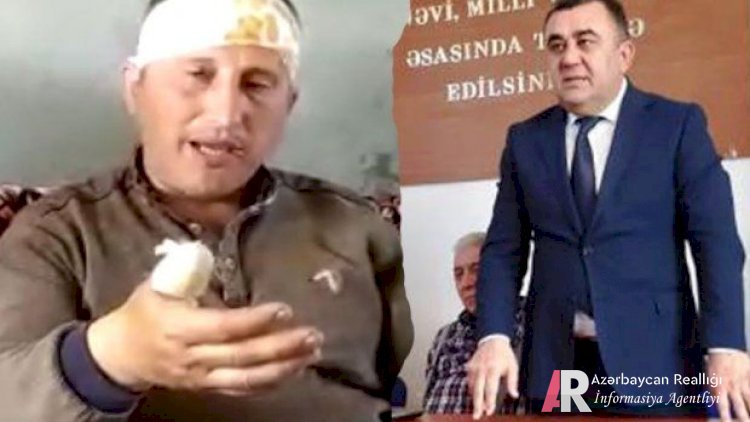 Goranboyda icra başçısının müavini şikayətçini döyüb pəncərədən aşağı tulladı - VİDEO