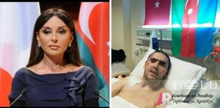 Birinci vitse-prezident qarabağ qazisi ilə bağlı göstəriş verdi – “Gülhanə” Hərbi Hospitalına göndərildi