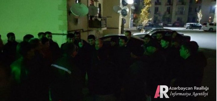 “AAAF Park” Yaşayı Kompleksini etiraz aksiyası bürüdü, sakinlər yolu bağladılar - VİDEO