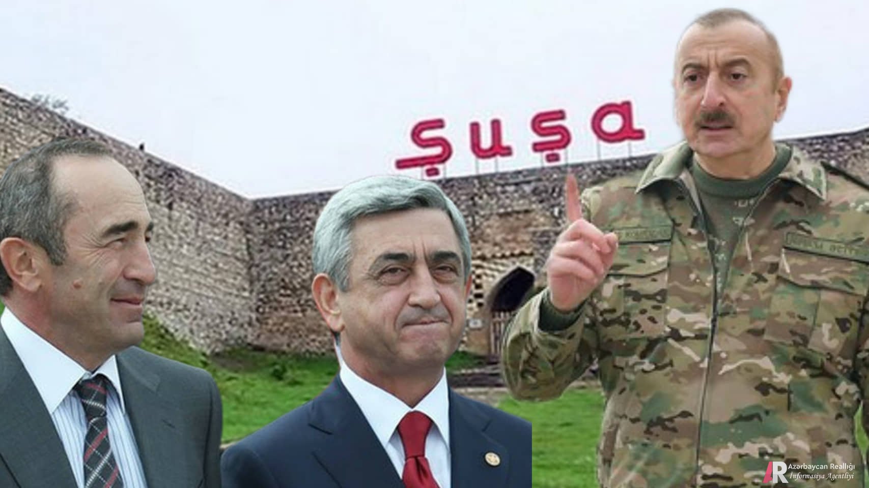 İlham Əliyev Sarkisyan-Köçaryan cütlüyünə: “Niyə qaçmısınız dovşan kimi?”