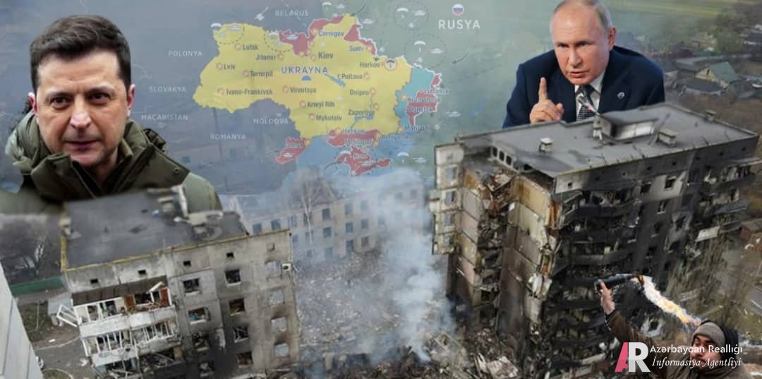 Rusiya – Ukrayna: Atəşkəs ilə Bufer zonasonin xəritəsi