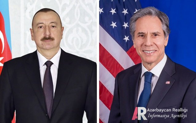 ABŞ dövlət katibi Laçın yolu ilə bağlı İlham Əliyevə zəng etdi