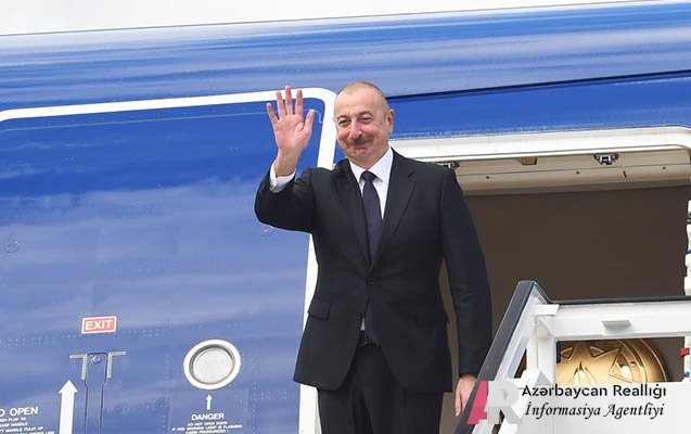 İlham Əliyev Rusiyaya getdi
